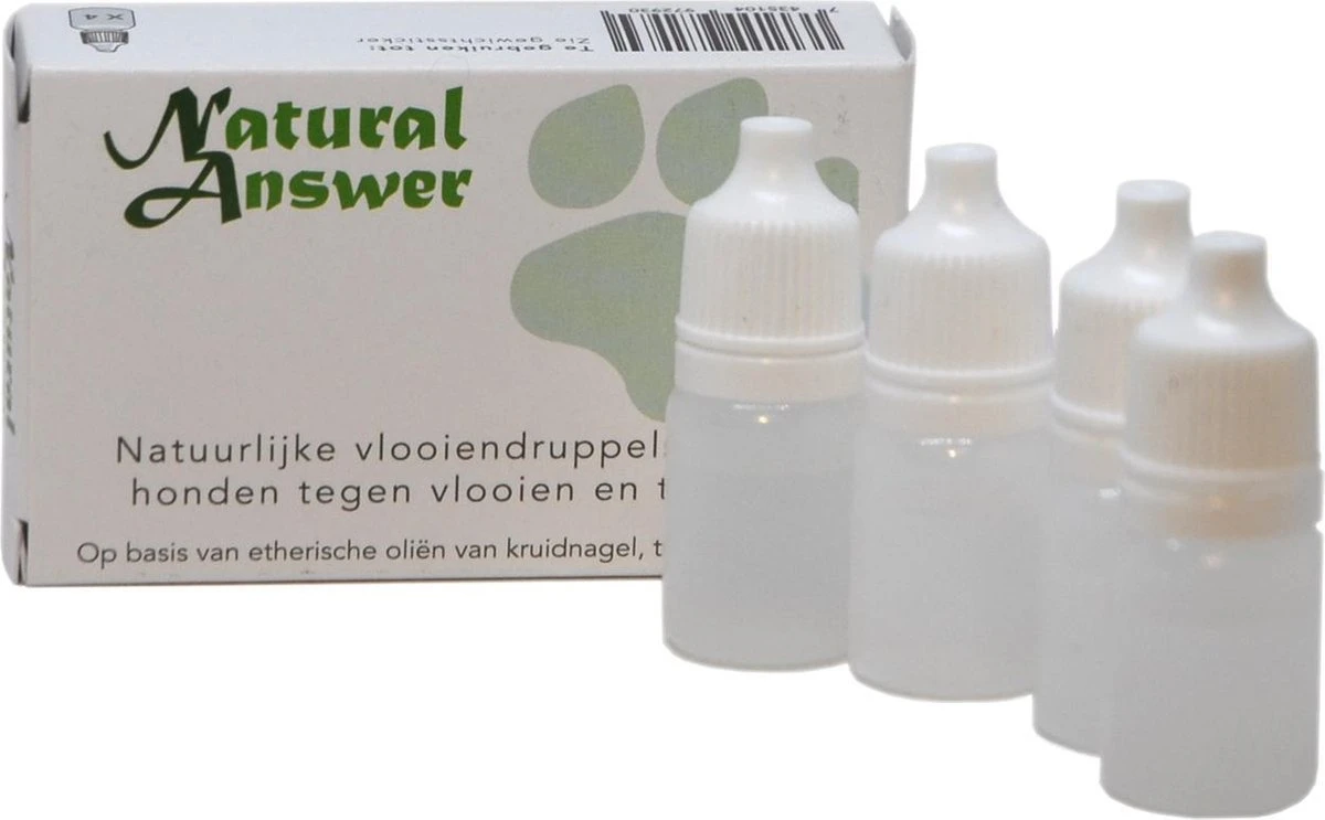 Natuurlijke Vlooiendruppels Tegen Vlooien En Teken Voor Honden | Natural Answer (1-8 Kg) 5 Natuurlijke Vlooiendruppels Tegen Vlooien En Teken Voor Honden | Natural Answer (1-8 Kg) - Afbeelding 3