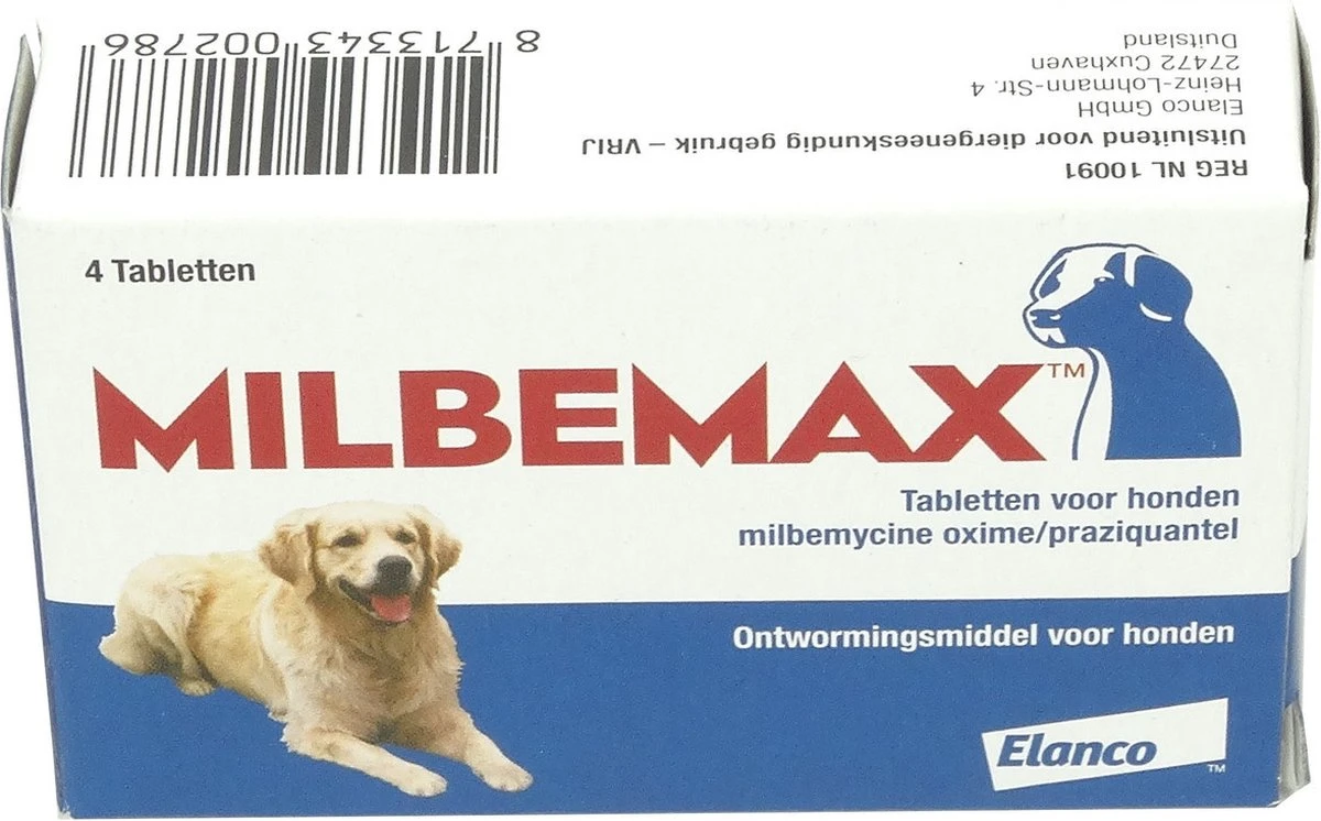 Milbemax Grote Hond 2x2 Tabletten - 1 ST à 2 X 2 TABL 11 Milbemax Grote Hond 2x2 Tabletten - 1 ST à 2 X 2 TABL - Afbeelding 9