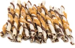 Kauwstaafjes Kip En Rund 30 Stuks - Hondensnacks - Kauwsnacks - Hondenbot - Gedroogd - Kauwbot - Hondensnoepjes