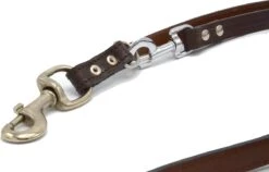Verstelbare Trainingslijn Leer - 2 Meter - Bruin - Politielijn - Hondenriem - Hoge Kwaliteit Leer - Trainingslijn - Ambachtelijk Gemaakt In Portugal -Exporteren Alles Voor Honden Winkel 1200x768 3