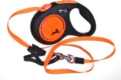 Flexi New Neon Tape - Hondenriem - Zwart/Oranje - M - 5 M - (<25 Kg) 29 Flexi New Neon Tape - Hondenriem - Zwart/Oranje - M - 5 M - (<25 Kg) -Exporteren Alles Voor Honden Winkel 1200x797 3