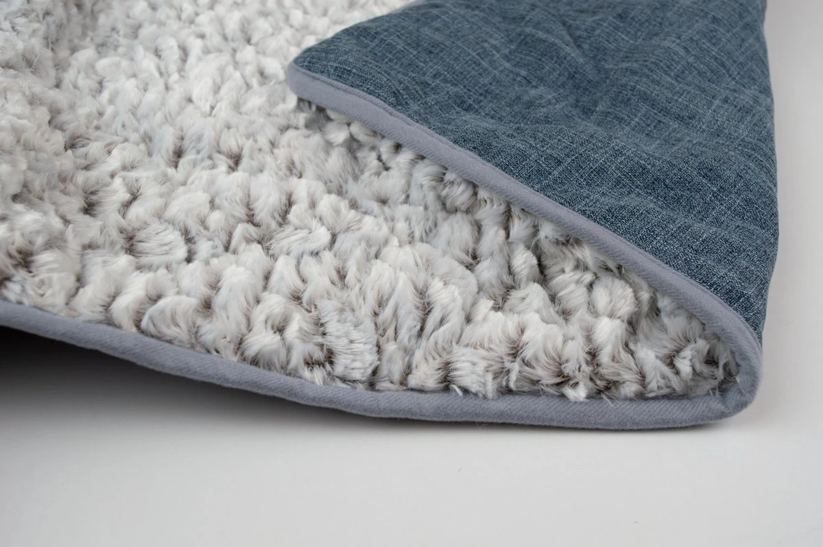 Cannie NEW Comfortabele - Hondenmand - Hondenbed - Warme Winter - 60*50*16 - Blauw 5 Cannie NEW Comfortabele - Hondenmand - Hondenbed - Warme Winter - 60*50*16 - Blauw - Afbeelding 3