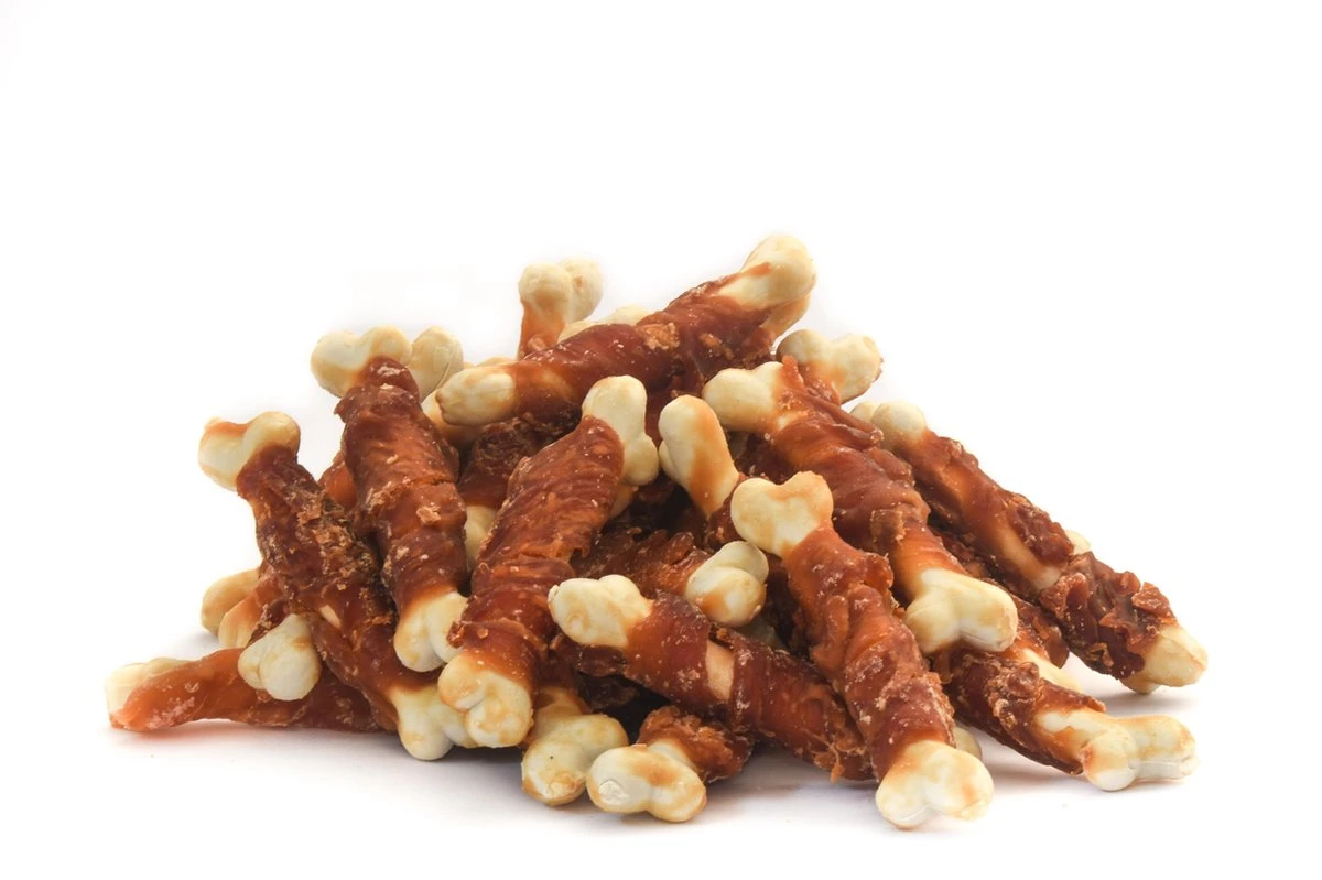 Kauwstaaf Kip & Calcium Kluifjes 400 Gram - Hondensnacks - Hondensnoepjes - Kip - Kauwbot - Gedroogd - Kauwstaaf 3 Kauwstaaf Kip & Calcium Kluifjes 400 Gram - Hondensnacks - Hondensnoepjes - Kip - Kauwbot - Gedroogd - Kauwstaaf