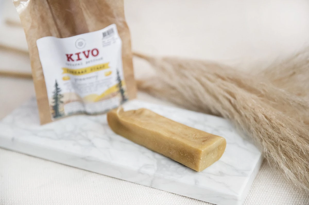 Kivo Petfood - Yakkaas 100-120 Gram - Kauwsnack Voor Honden - 100% Yakmelk Geurloos, Vrij Van Granen En Gluten. 4 Kivo Petfood - Yakkaas 100-120 Gram - Kauwsnack Voor Honden - 100% Yakmelk Geurloos, Vrij Van Granen En Gluten. - Afbeelding 2