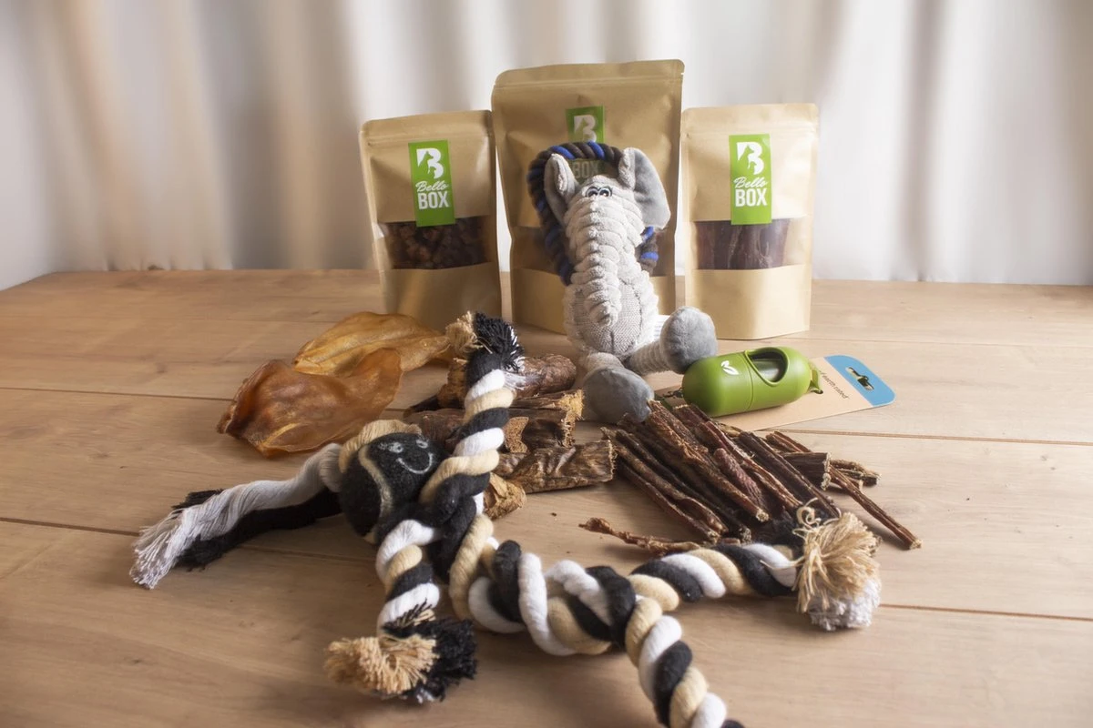 Bellobox Puppy Cadeaubox 100% Natuurlijke Hondensnacks - Vrij Van Toevoegingen 4 Bellobox Puppy Cadeaubox 100% Natuurlijke Hondensnacks - Vrij Van Toevoegingen - Afbeelding 2