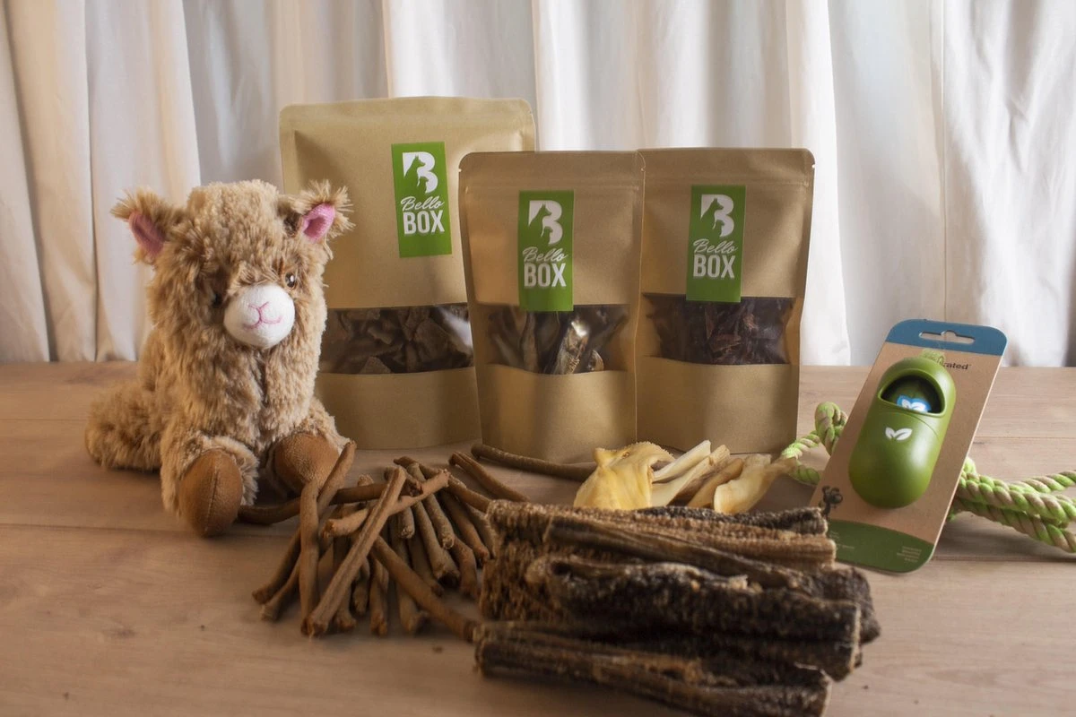 Bellobox Puppy Cadeaubox 100% Natuurlijke Hondensnacks - Vrij Van Toevoegingen 6 Bellobox Puppy Cadeaubox 100% Natuurlijke Hondensnacks - Vrij Van Toevoegingen - Afbeelding 4