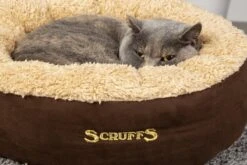 Scruffs Cosy Kattenmand - Comfortabel En Voordelig Met Zachte Binnenvoering En Imitatie Suède Buitenvoering - 3 Kleuren - Ø 45 Cm - Karamel -Exporteren Alles Voor Honden Winkel 1200x800 95