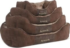 Hondenmand Zacht En Stevig, Anti-Slip En Wasbaar - Scruffs Chester Box Bed - In Grijs En Bruin In Maat S Tot XL - Kleur: Grijs, Maat: Large -Exporteren Alles Voor Honden Winkel 1200x825