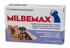 Milbemax Kleine Hond & Puppy's Van 0,5 Kg Tot 10 Kg - 1 St à 2 X 2 Tabletten -Exporteren Alles Voor Honden Winkel 1200x827 3