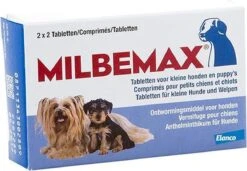 Milbemax Kleine Hond & Puppy's Van 0,5 Kg Tot 10 Kg - 1 St à 2 X 2 Tabletten -Exporteren Alles Voor Honden Winkel 1200x833 2