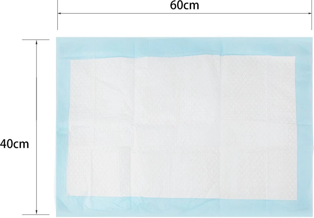 Nobleza 48DHD - Puppy Training Pads - 60 X 40 Cm - Zindelijkheidstraining - 50 Stuks 5 Nobleza 48DHD - Puppy Training Pads - 60 X 40 Cm - Zindelijkheidstraining - 50 Stuks - Afbeelding 3