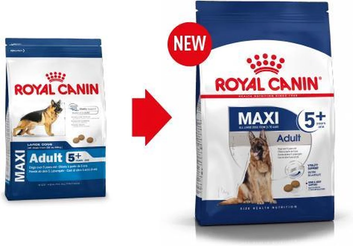 Royal Canin Maxi Adult 5+ Jaar Oud - Hondenvoer - 15 Kg 8 Royal Canin Maxi Adult 5+ Jaar Oud - Hondenvoer - 15 Kg - Afbeelding 6