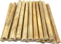 Geperste Staven 20st. 25,4cm/2cm Hond - Snacks - Kauwstaven - Kauwbotten Hond - Hondenbot - Hondensnack - Dental