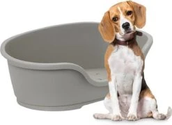 Flamingo - Hondenmand Domus - XL - Grijs - 80/92 X 61 X 26 Cm -Exporteren Alles Voor Honden Winkel 1200x875 4