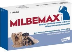 Milbemax Kleine Hond & Puppy's Van 0,5 Kg Tot 10 Kg - 1 St à 2 X 2 Tabletten -Exporteren Alles Voor Honden Winkel 1200x876 1