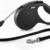 Flexi Rollijn Met Koord - Medium - Zwart - 8 Meter -Exporteren Alles Voor Honden Winkel 1200x890 1