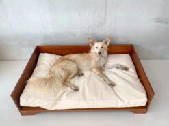 STUDIO ANIMAUX Hondenmand Met Katoenen Kussen (maat L) | 119 X 76,5 Cm | Hondenbed | Hondensofa | Hondenbank | Hout | Bruin -Exporteren Alles Voor Honden Winkel 1200x899 5