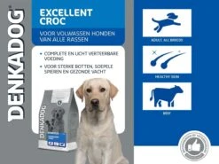 Denkadog Excellent Croc - Hondenvoer - 12.5 Kg -Exporteren Alles Voor Honden Winkel 1200x900 1