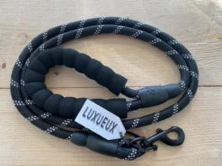 Hondenriem - Luxueux - Nieuw Verstevigd Model – Reflecterend - Voor Grote En Kleine Honden - Duurzaam Touw - Stevige Grip - Honden Trainen – Zwart - 1,50 Meter -Exporteren Alles Voor Honden Winkel 1200x900 7