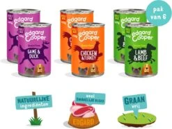 Edgard & Cooper Hondenvoer Multipack Kip - Wild - Lam 6 X 400 Gr -Exporteren Alles Voor Honden Winkel 1200x902