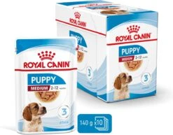 Royal Canin Shn Medium Puppy Pouch - Hondenvoer - 10 X 140 G -Exporteren Alles Voor Honden Winkel 1200x939
