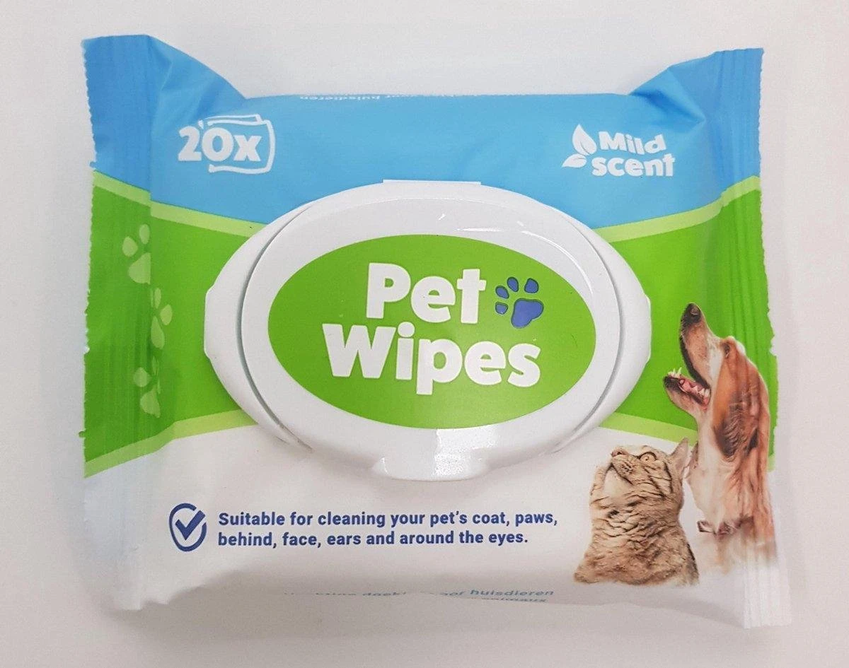 Pet Cleaning Wipes - 5 Pakken - Vochtige Schoonmaakdoekjes Voor Honden Of Katten - Reiniginsdoekjes Voor Dieren - Doekjes 3 Pet Cleaning Wipes - 5 Pakken - Vochtige Schoonmaakdoekjes Voor Honden Of Katten - Reiniginsdoekjes Voor Dieren - Doekjes