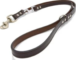 Verstelbare Trainingslijn Leer - 2 Meter - Bruin - Politielijn - Hondenriem - Hoge Kwaliteit Leer - Trainingslijn - Ambachtelijk Gemaakt In Portugal -Exporteren Alles Voor Honden Winkel 1200x950 2