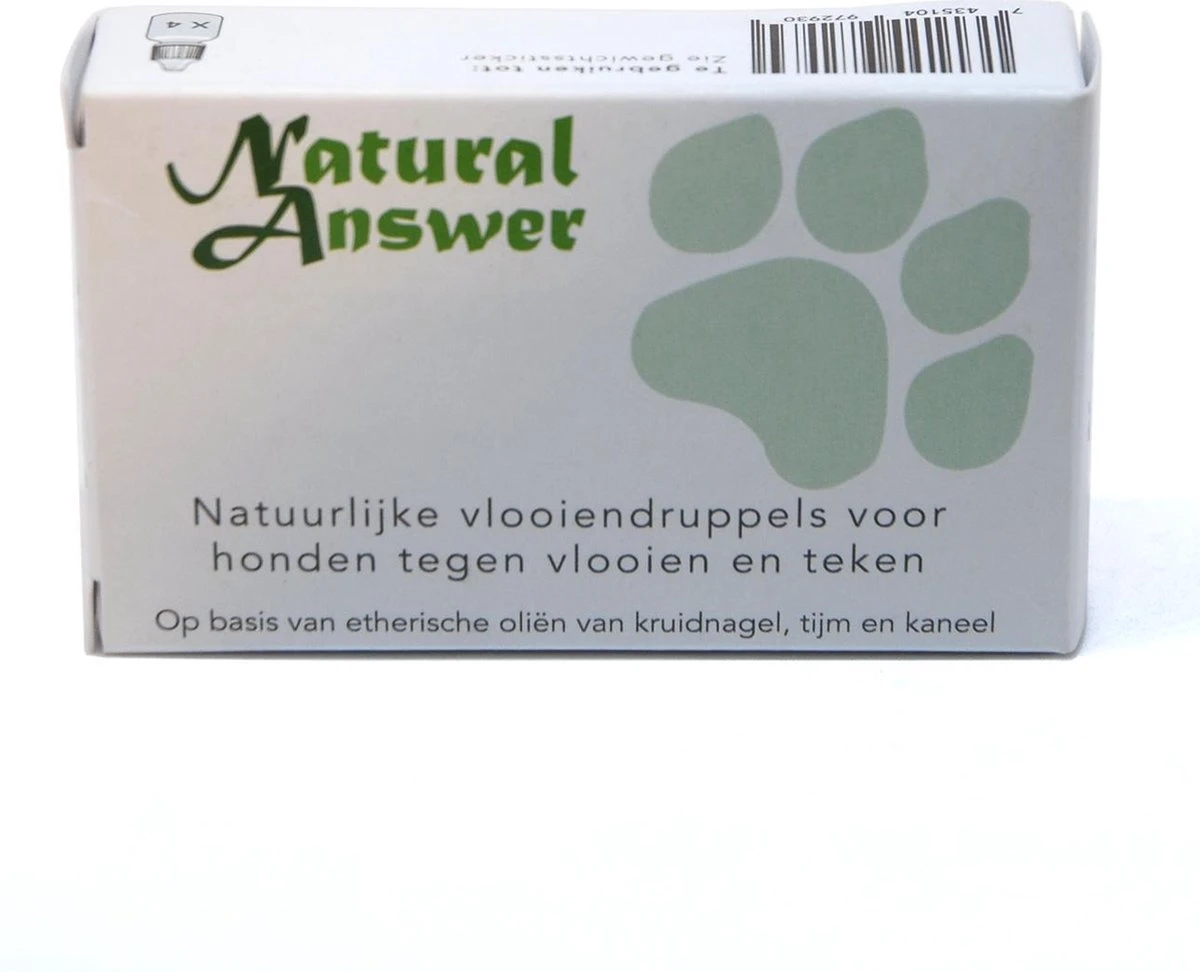 Natuurlijke Vlooiendruppels Tegen Vlooien En Teken Voor Honden | Natural Answer (8-20 Kg) 3 Natuurlijke Vlooiendruppels Tegen Vlooien En Teken Voor Honden | Natural Answer (8-20 Kg)