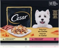 Cesar Selectie In Gelei Maaltijdzakjes Honden Natvoer - Vlees En Groenten In Gelei - 48 X 100g 8 Cesar Selectie In Gelei Maaltijdzakjes Honden Natvoer - Vlees En Groenten In Gelei - 48 X 100g -Exporteren Alles Voor Honden Winkel 1200x982