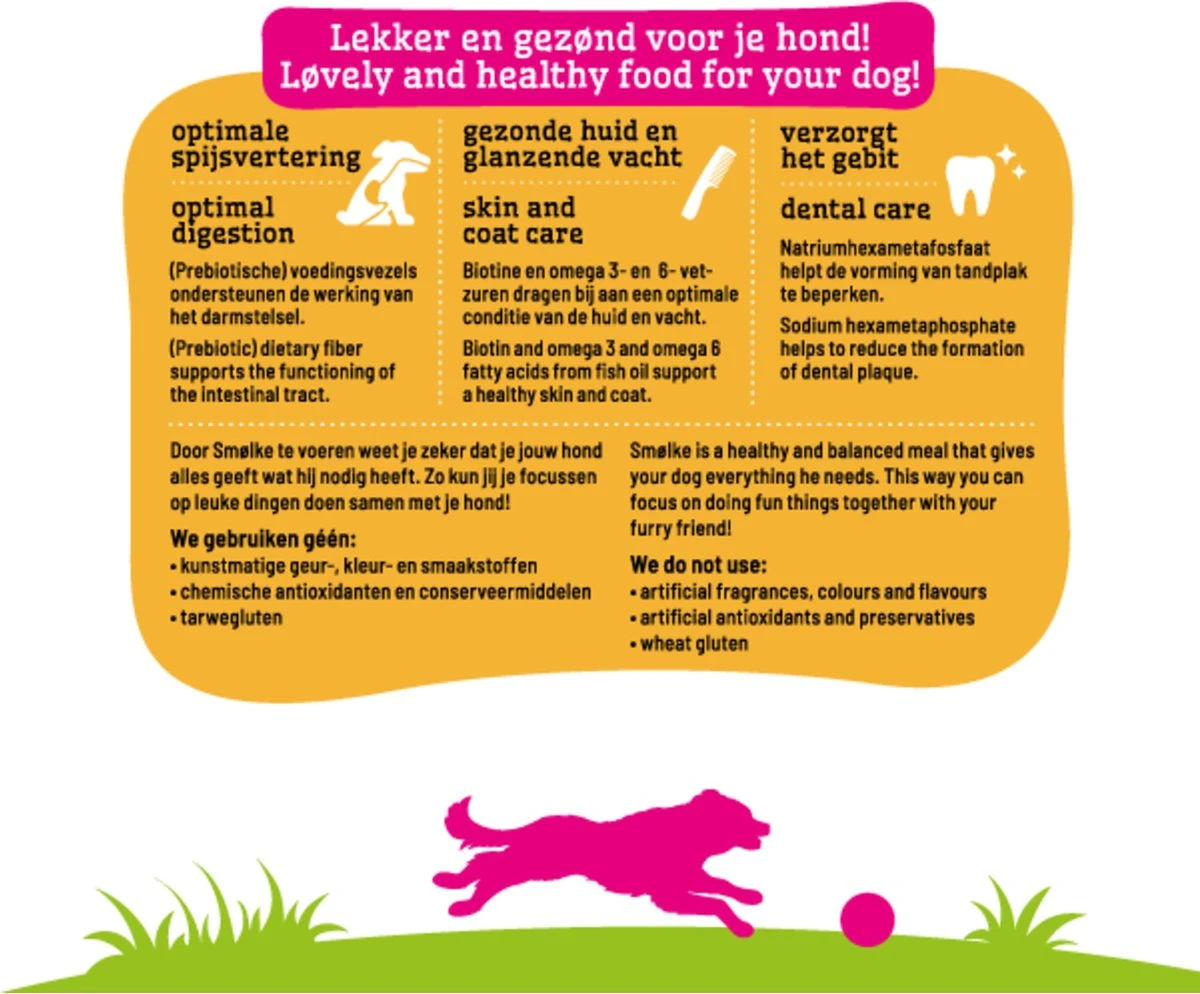 Smolke Adult Mini - Hondenvoer - 3 Kg 7 Smolke Adult Mini - Hondenvoer - 3 Kg - Afbeelding 5