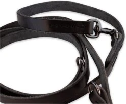 Multifunctionele Hondenriem - 220cm - Volledig Zwart - Leren Hondenriem - 100% Volnerfleer - Hondenriem Leer -Exporteren Alles Voor Honden Winkel 1200x994 3