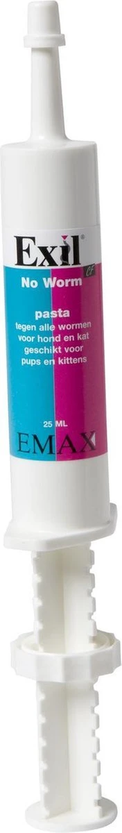 Exil No Worm Pasta - Hond En Kat - Ontworming - 25 Ml 6 Exil No Worm Pasta - Hond En Kat - Ontworming - 25 Ml - Afbeelding 4
