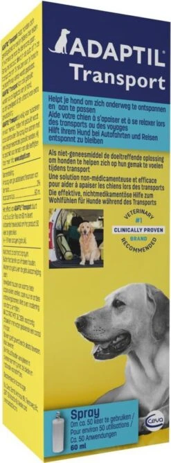 Adaptil Antistressmiddel - Transport Spray Hond - 60 Ml -Exporteren Alles Voor Honden Winkel 444x1200