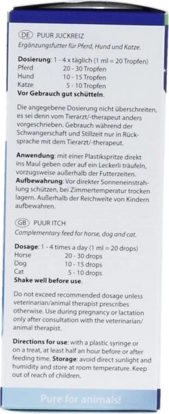 Puur Natuur Derma (voorheen Jeuk) - 50 Ml -Exporteren Alles Voor Honden Winkel 491x1200