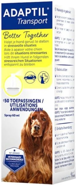Adaptil Antistressmiddel - Transport Spray Hond - 20 Ml -Exporteren Alles Voor Honden Winkel 493x1200 1