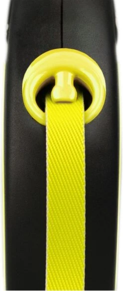 Flexi New Neon Tape - Hondenriem - Geel/Zwart - L - 5 M - (<50 Kg) -Exporteren Alles Voor Honden Winkel 510x1200