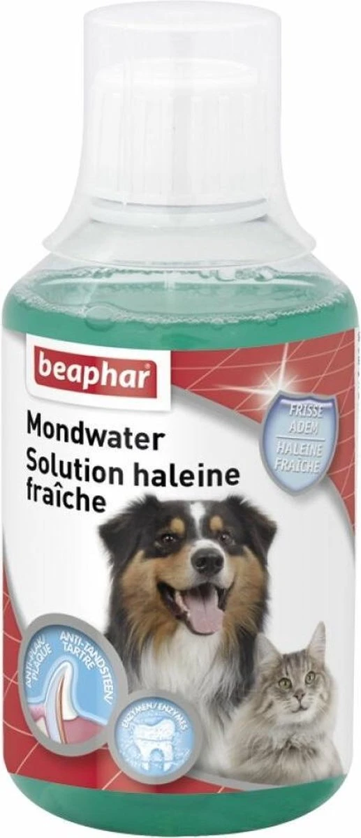 Beaphar Mondwater Hond/Kat - Gebitsverzorging - 3 X 250 Ml 6 Beaphar Mondwater Hond/Kat - Gebitsverzorging - 3 X 250 Ml - Afbeelding 4