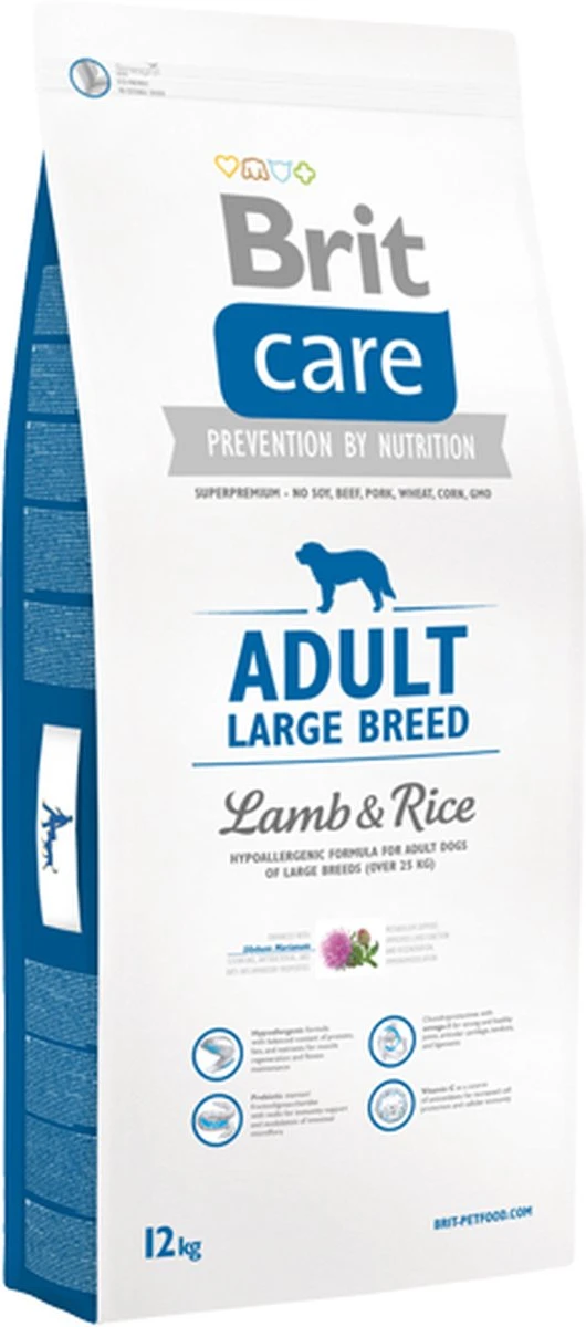 Brit Care Adult Large Breed Lamb & Rice 12 Kg - Hond 5 Brit Care Adult Large Breed Lamb & Rice 12 Kg - Hond - Afbeelding 3