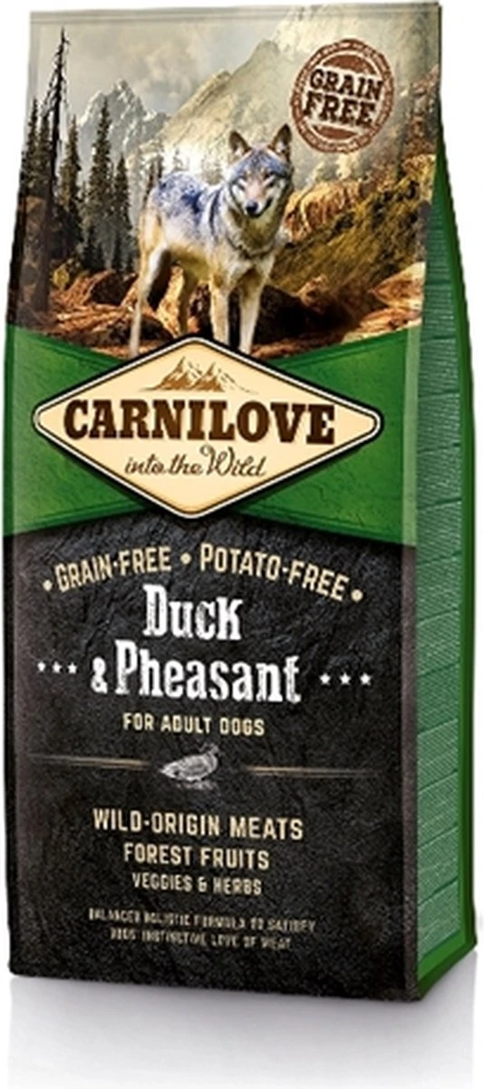 CARNILOVE DUCK/PHEASANT AD 12KG 3 CARNILOVE DUCK/PHEASANT AD 12KG