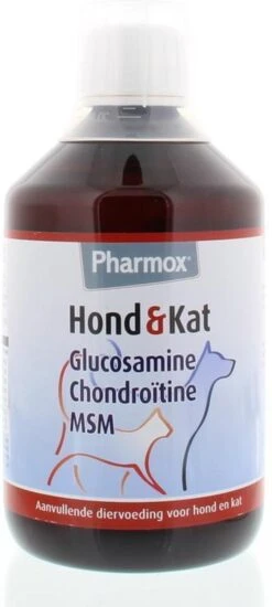 Pharmox Hond & Kat Glucosamine 500 Ml - Belangrijke Bouwsteen Voor Honden En Katten - Geschikt Voor Ieder Type Hond Of Kat -Exporteren Alles Voor Honden Winkel 539x1200 4