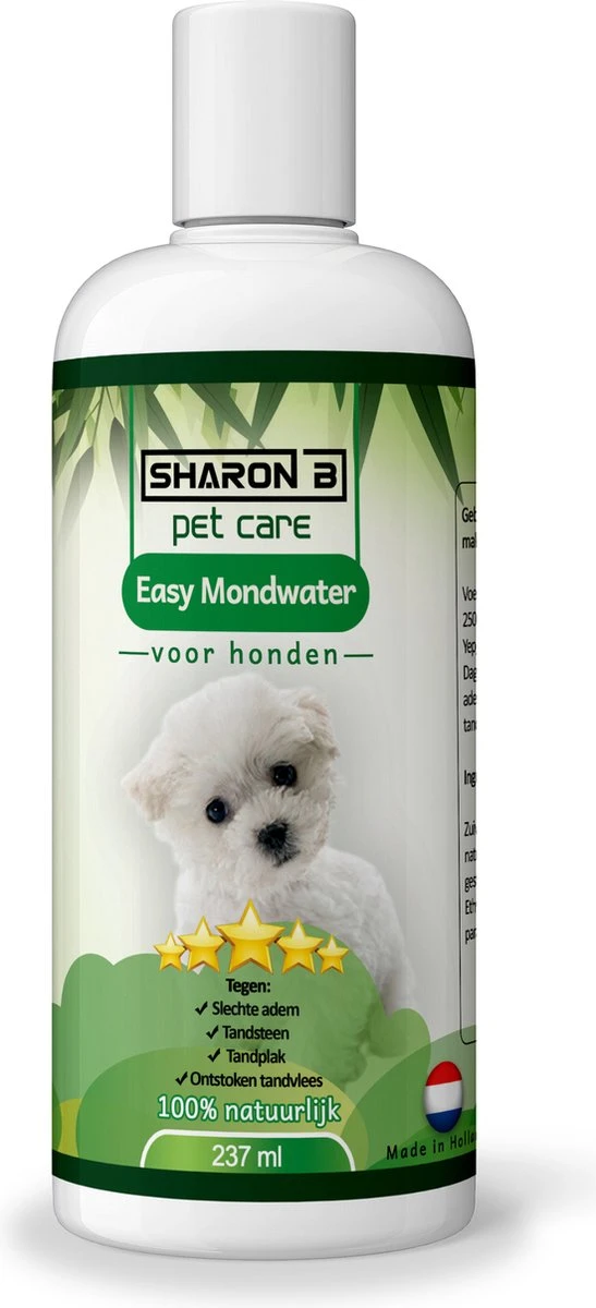 Easy Mondwater Voor Honden - 237 Ml - Tegen Stinkende Adem - Tandplak - Tandsteen - Tandvleesproblemen 3 Easy Mondwater Voor Honden - 237 Ml - Tegen Stinkende Adem - Tandplak - Tandsteen - Tandvleesproblemen