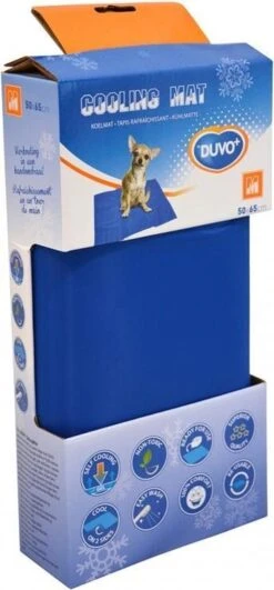 Duvo+ Koelmat - Blauw - XXL -Exporteren Alles Voor Honden Winkel 558x1200