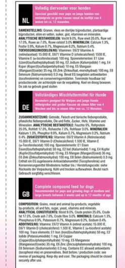 Prins Procare Puppy/Junior - 7.5 KG 40 Prins Procare Puppy/Junior - 7.5 KG -Exporteren Alles Voor Honden Winkel 562x1200