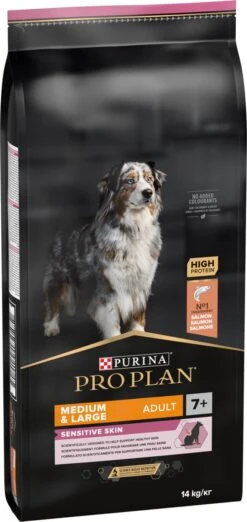 Pro Plan Medium & Large Adult 7+ (Senior) Sensitive Skin - Honden Droogvoer - Zalm - 14 Kg -Exporteren Alles Voor Honden Winkel 568x1200 5