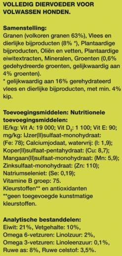 Bonzo Menubrokken Adult - Hondenvoer Kip & Groenten - 15 Kg 22 Bonzo Menubrokken Adult - Hondenvoer Kip & Groenten - 15 Kg -Exporteren Alles Voor Honden Winkel 576x1200
