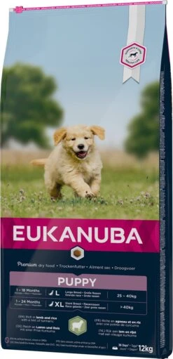 Eukanuba Dog Puppy & Junior - All Breeds - Lamb & Rice - 12 Kg -Exporteren Alles Voor Honden Winkel 580x1200 1