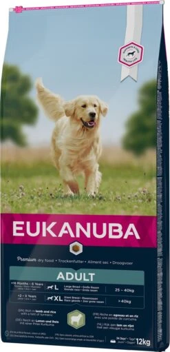 Eukanuba Dog Adult Large Breed Lam/Rice - 12 KG -Exporteren Alles Voor Honden Winkel 580x1200 2