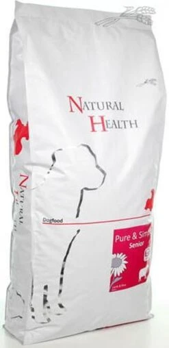 Natural Health Hondenvoer Senior Lam 12,5 Kg - Hond -Exporteren Alles Voor Honden Winkel 583x1200
