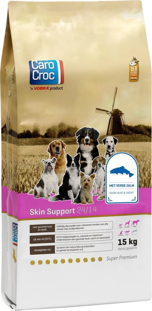 Carocroc Skin Support - Gevogelte/Granen/Vis - Hondenvoer - 15 Kg 13 Carocroc Skin Support - Gevogelte/Granen/Vis - Hondenvoer - 15 Kg - Afbeelding 11