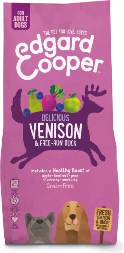 Edgard & Cooper Verse Hert & Scharreleend Adult - Hondenvoer - 12 Kg -Exporteren Alles Voor Honden Winkel 588x1200 1